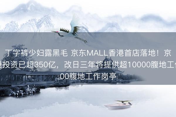 丁字裤少妇露黑毛 京东MALL香港首店落地！京东在港投资已超350亿，改日三年将提供超10000腹地工作岗亭